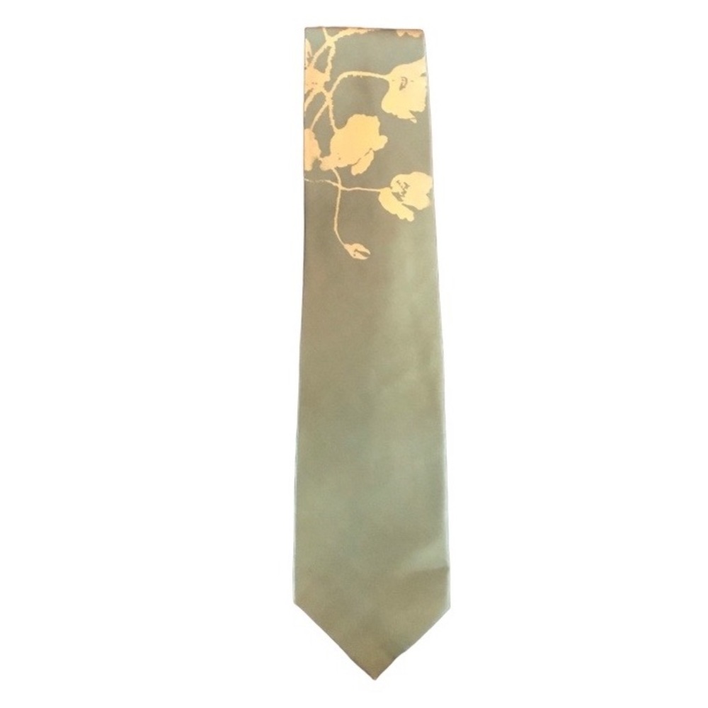 Brand New Cyberoptix Tie Lab Silk Tie Poppy